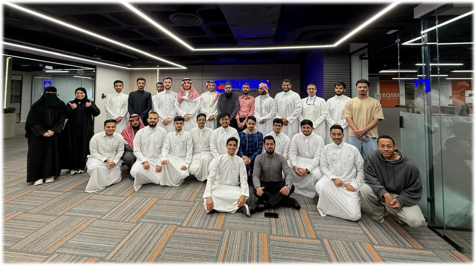 The EQ Semi engineering team at the Riyadh design center